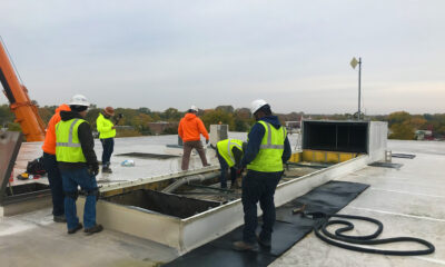 THE CREW PREPS THE OPENING