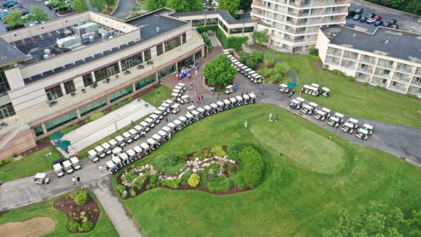 A great aerial view at the start of the event!