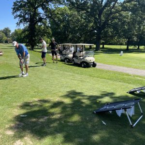 Foam Golf Balls defintely increa the difficulty!