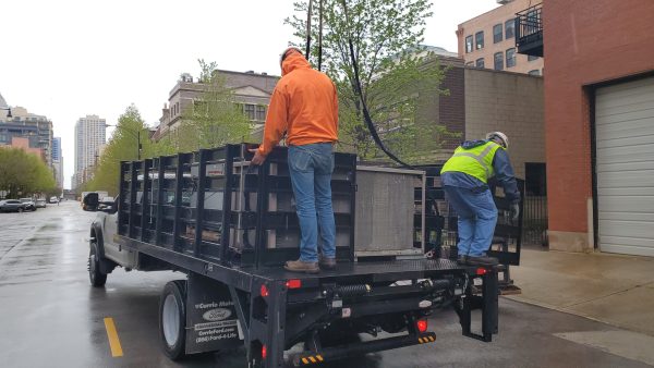 Time to get rid of the old equipment.