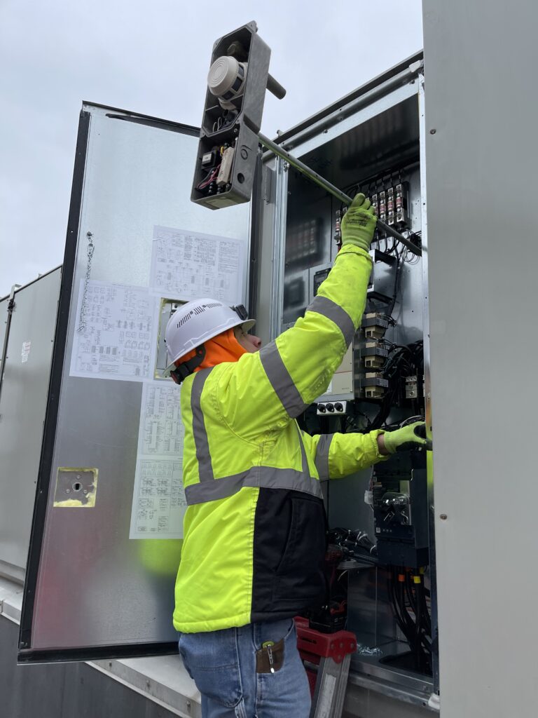Inserting unit 1's alarm system 